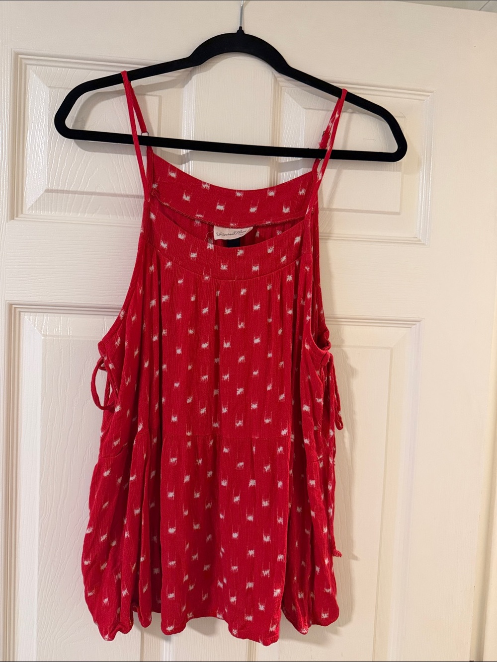 Universal Thread Red Spaghetti-Strap Swing Camisole/tank top